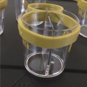 New 4 Plastic Rum Chata Split Shot Glasses